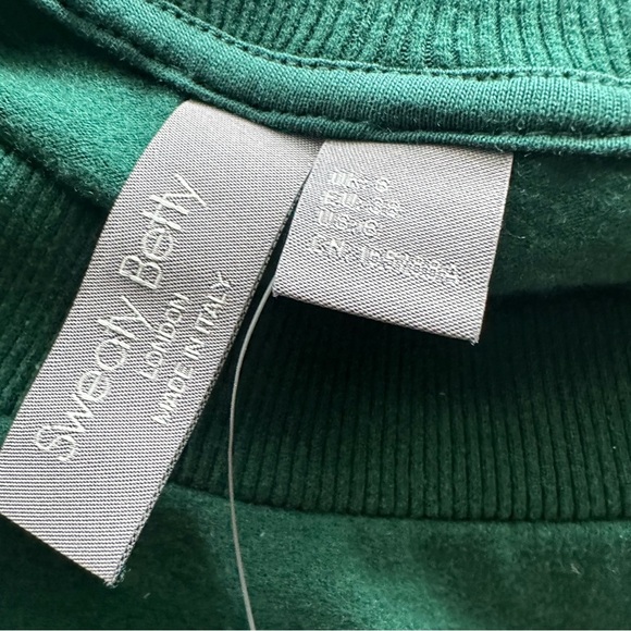NWT Sweaty Betty Delight Luxe Fleece Pullover Sweatshirt Retro Green - Small - Picture 11 of 13